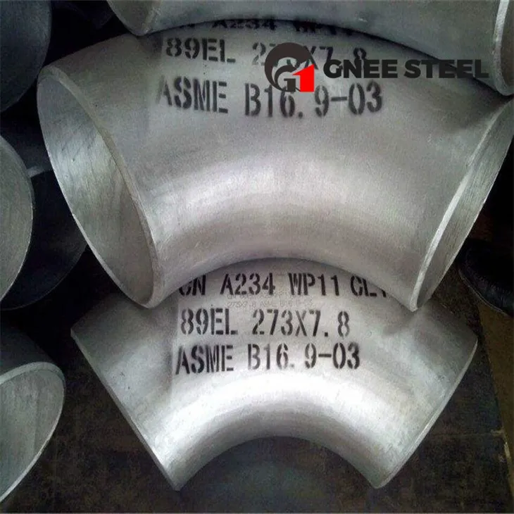 ASME B16.9 کربن استیل زانویی A234